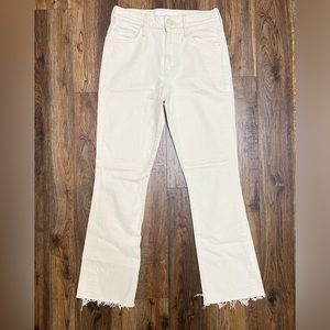 Mother Superior White Cropped Jean
